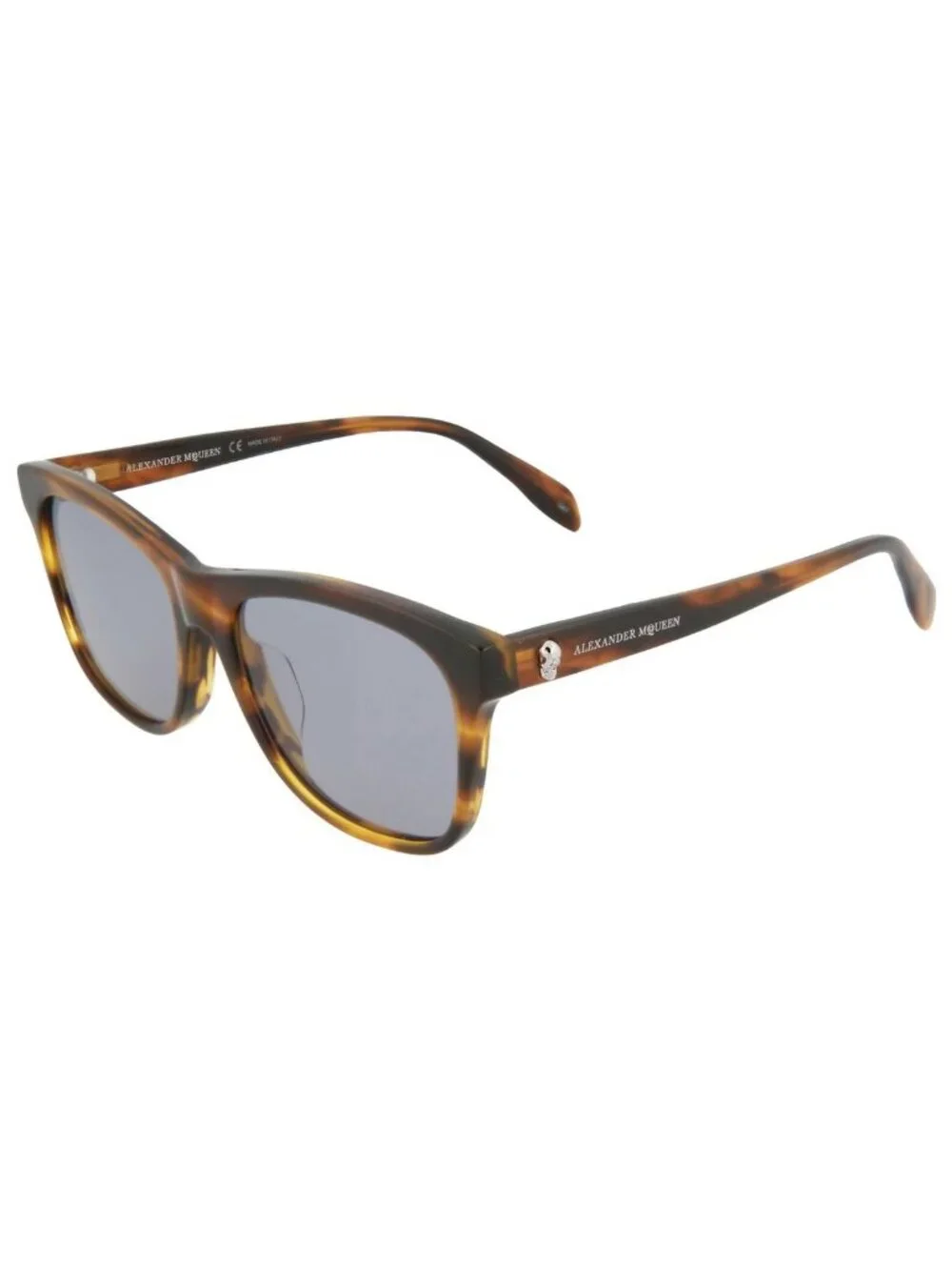 New Alexander McQueen Women's Sunglasses Square Rectangle Acetate Frame Unisex